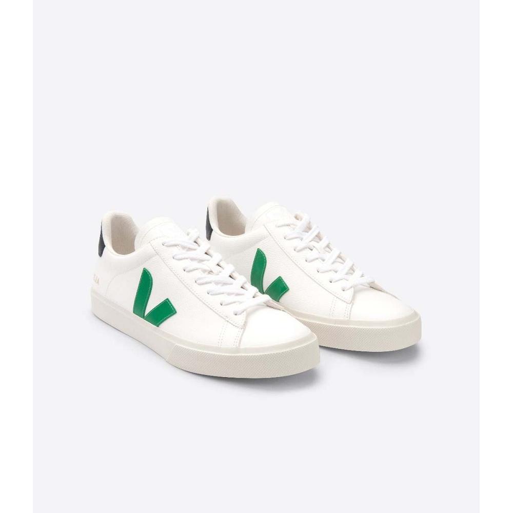 Veja CAMPO CHROMEFREE Low Tops Sneakers Heren White/Black | BE 204JPQ